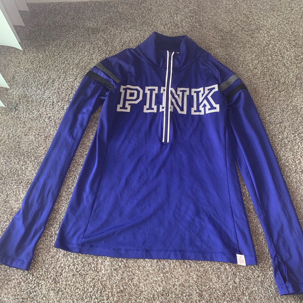 Blue/purple compression long sleeve